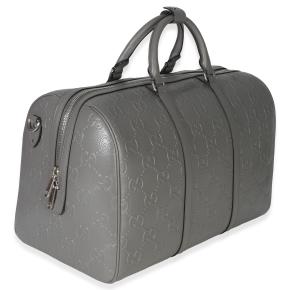 Gucci Embossed Calfskin GG Tennis Medium Duffle Bag 2
