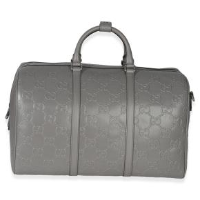Gucci Embossed Calfskin GG Tennis Medium Duffle Bag 4
