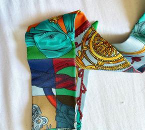 Hermes Printed Silk Twilly 3