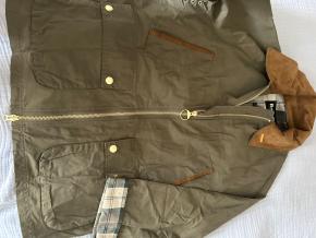 Barbour Olive green Zip Front Jacket 2