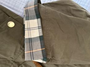 Barbour Olive green Zip Front Jacket 9