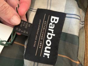 Barbour Olive green Zip Front Jacket 5