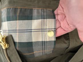 Barbour Olive green Zip Front Jacket 15