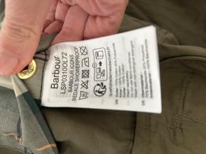 Barbour Olive green Zip Front Jacket 17