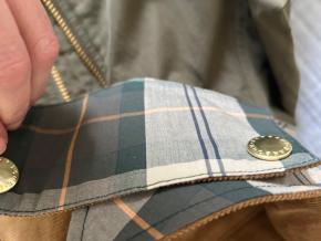 Barbour Olive green Zip Front Jacket 18