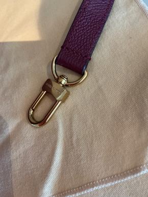 Louis Vuitton Burgundy Speedy Bandouliere Handbag 25 15