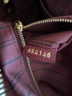 Louis Vuitton Burgundy Speedy Bandouliere Handbag 25 10