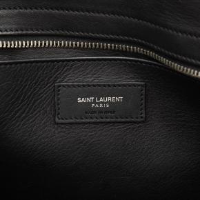 Saint Laurent Black Baby Leather Monogram Downtown Cabas Satchel 6