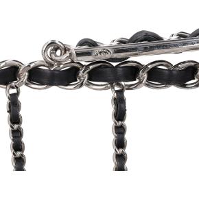 Chanel Collector's Silver Metal Supermarket Shopping Basket Bag 9