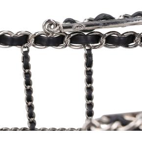 Chanel Collector's Silver Metal Supermarket Shopping Basket Bag 8