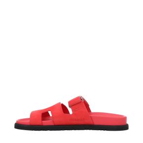 Hermes Chypre Rose Vermillon Sandals 2