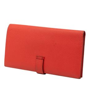 Hermes Rouge Pivoine Epsom Bearn Wallet 2