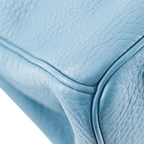 Hermes Blue Jean Clemence Birkin Retourne 35 16