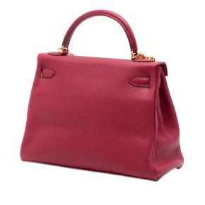 Hermes Rubis Togo Kelly II Retourne 32 2