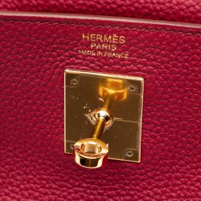 Hermes Rubis Togo Kelly II Retourne 32 5