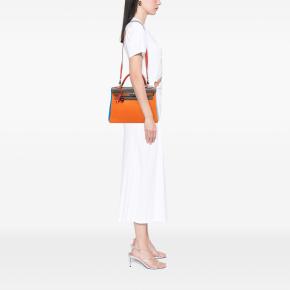 Hermes Limited Edition Clemence Arlequin Kelly II Retourne 32 7