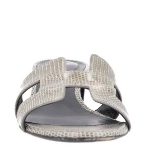 Hermes Lizard Skin Oasis Sandals 3