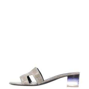 Hermes Lizard Skin Oasis Sandals 8