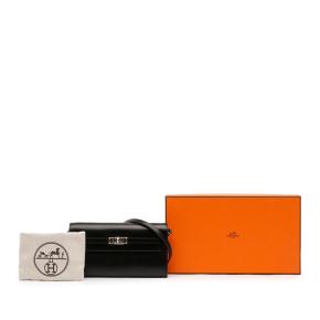 Hermes Black Box Calf Kelly To Go Wallet 11