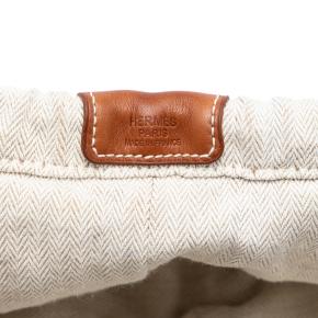 Hermes Canvas and Barenia Fourbi Pouch 25 5