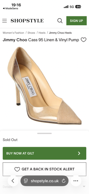 Jimmy Choo Nude Heeled Pumps 3