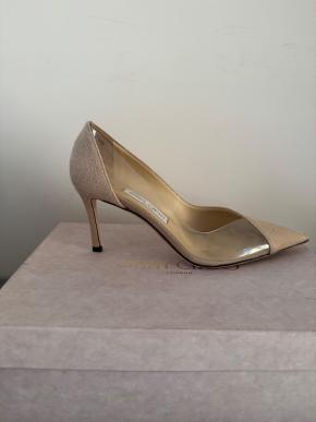 Jimmy Choo Nude Heeled Pumps 4