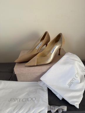 Jimmy Choo Nude Heeled Pumps 5