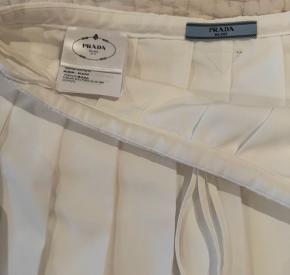 Prada Crisp White Cotton Skirt 3