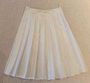 Prada Crisp White Cotton Skirt 7