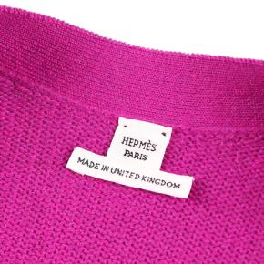 Hermès Textured Ribbed V-Neck 71 cms Long Cardigan 5