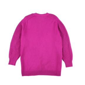 Hermès Textured Ribbed V-Neck 71 cms Long Cardigan 2