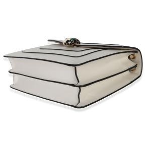 Bvlgari White Smooth Calfskin Serpenti Forever Shoulder Bag 6