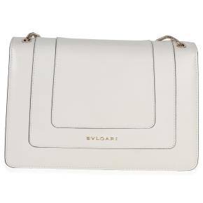 Bvlgari White Smooth Calfskin Serpenti Forever Shoulder Bag 2