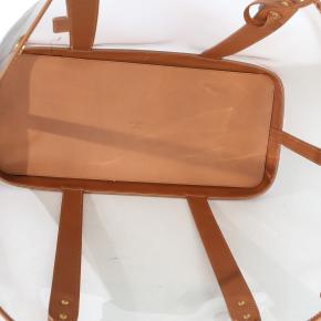 Saint Laurent Brown Calfskin Vinyl Cabas Tote 5