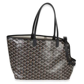 Goyard Black Goyardine Canvas Chien Gris Pet Carrier Tote 2