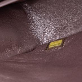 Chanel Silver Medium Classic Metallic Lambskin Double Flap 6