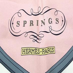 Hermes Pink Springs Silk Scarf 90 3