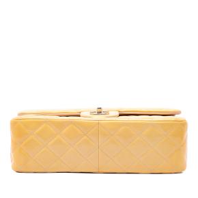 Chanel Yellow Jumbo Classic Patent Double Flap 3