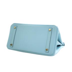 Hermes Bleu Atoli Epsom Birkin Retourne 30 10