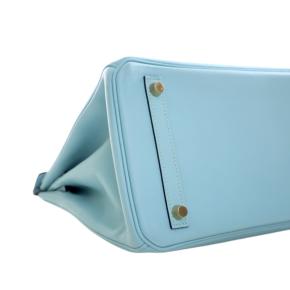 Hermes Bleu Atoli Epsom Birkin Retourne 30 12