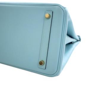 Hermes Bleu Atoli Epsom Birkin Retourne 30 13