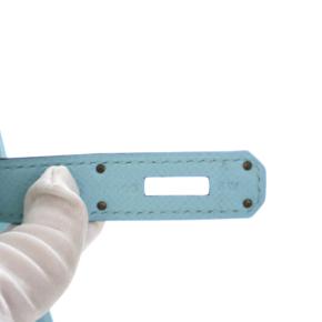 Hermes Bleu Atoli Epsom Birkin Retourne 30 8