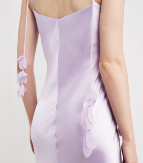 Self-Portrait Satin Floral Maxi Dress 3