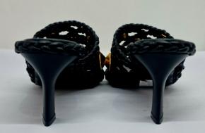 Valentino Black Roman Stud Mules 8