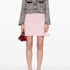 Self-Portrait Knit Mini Skirt 3