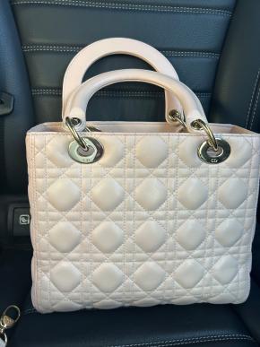 Dior Medium Pale Pink Lady Dior 3