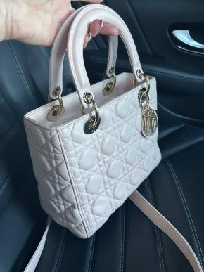 Dior Medium Pale Pink Lady Dior 12