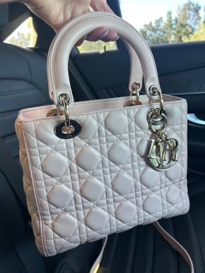 Dior Medium Pale Pink Lady Dior 22