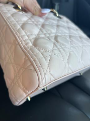 Dior Medium Pale Pink Lady Dior 16