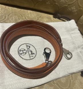Hermes Orange Shoulder Strap 90cms 6